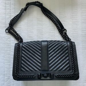 Rebecca Minkoff Chrevron Quilted Love Crossbody